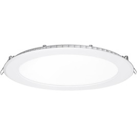 18 Watt Round Low Profile Non-Dimmable LED Downlight